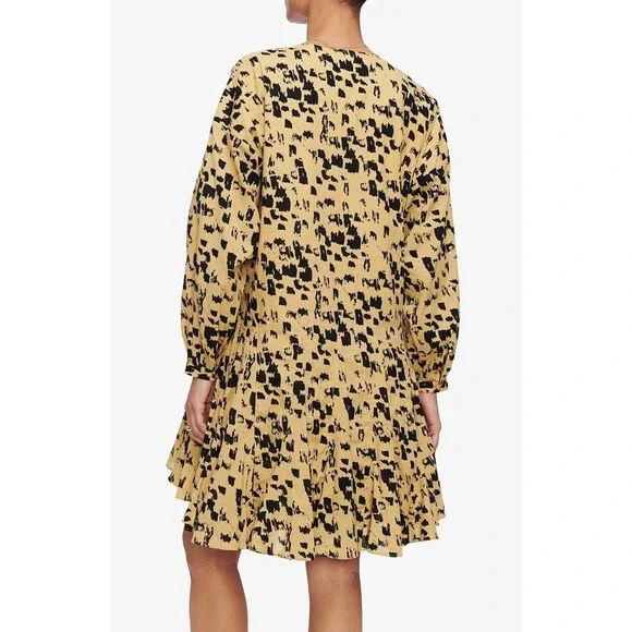 Anine Bing Peyton Printed Cotton Dress Size M